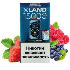 WAKA XLAND 15000 - Тройная Ягода