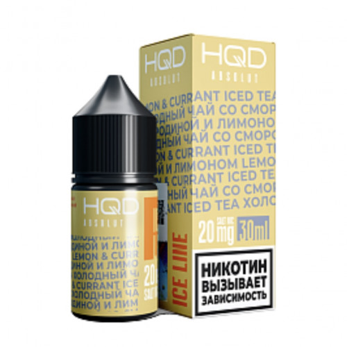 Жидкость HQD ABSOLUT ICE LINE Iced lemon tea with currants / Холодный чай со смородиной и лимоном